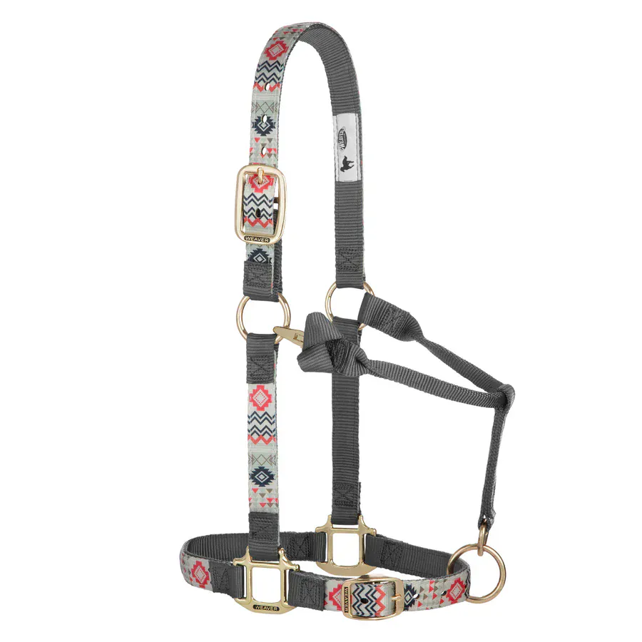Adjustable Halters ~ Average ~ Crimson Aztec