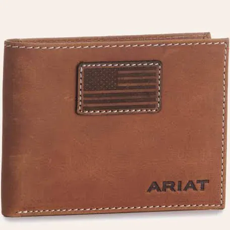 Ariat Flag Patch Bi-Fold Wallet