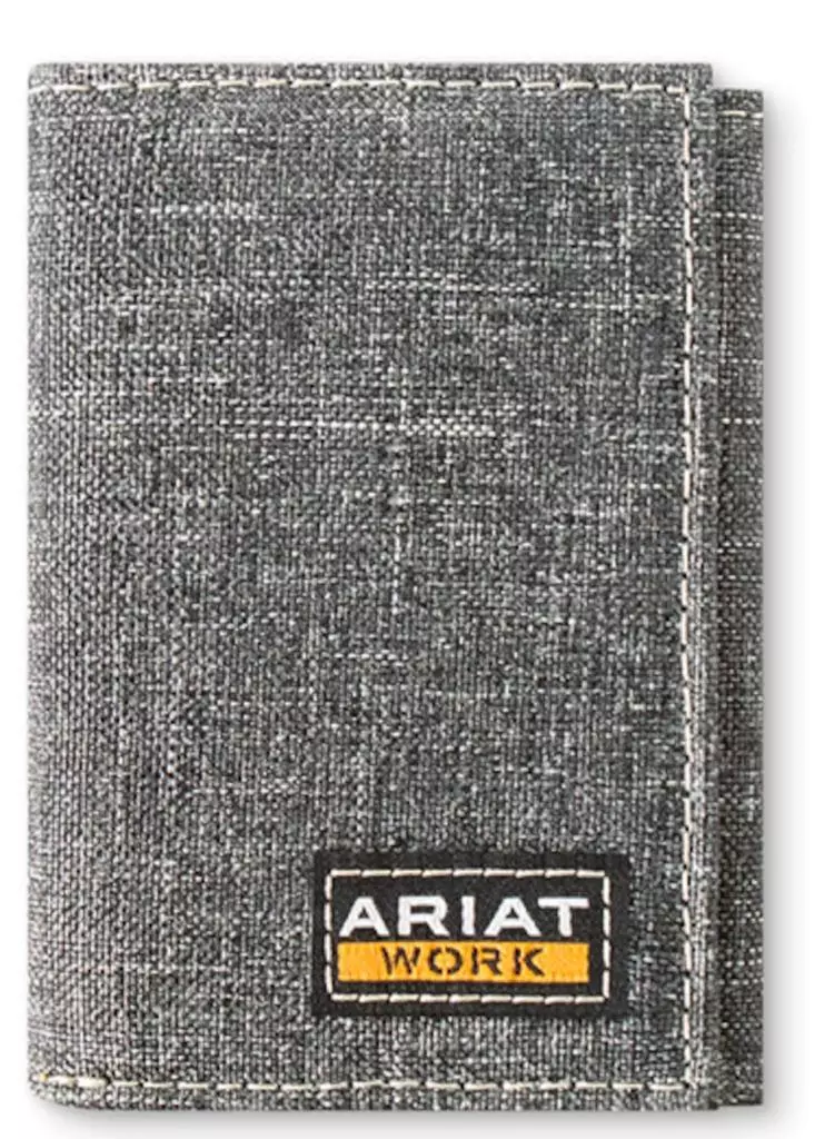 Ariat Work ~ Tri-Fold ~ Grey