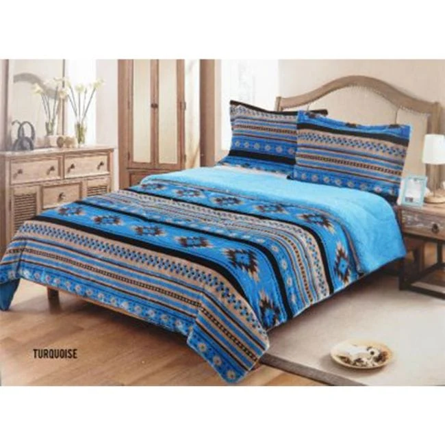 Borrego Comforter Set ~ Turquoise
