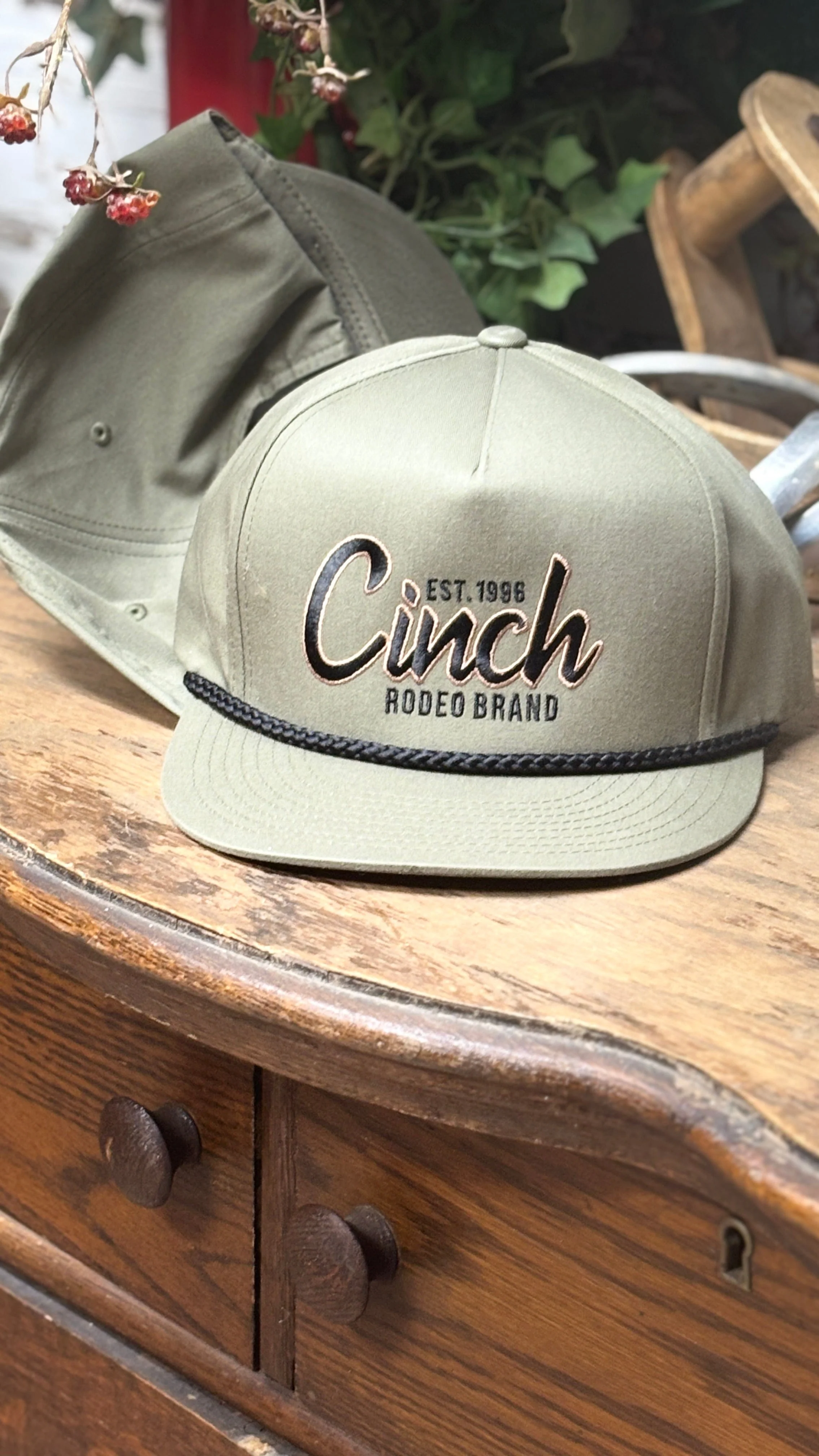 Cinch Ball Cap ~ Olive