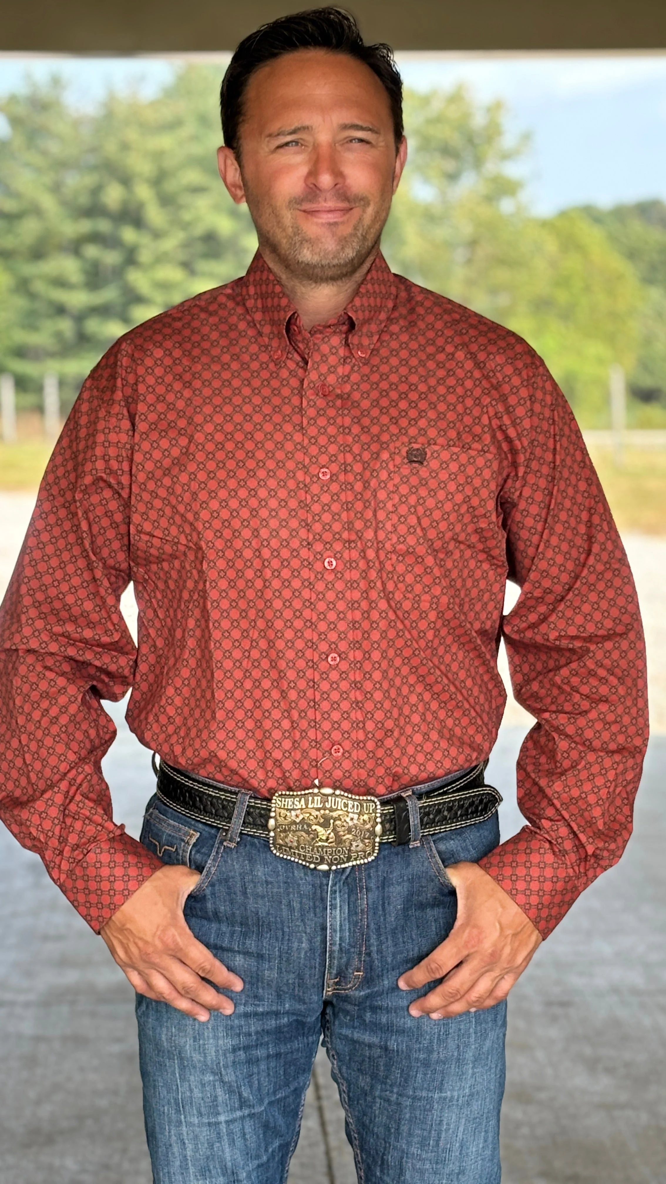 Cinch Plain Weave ~ Brick Red
