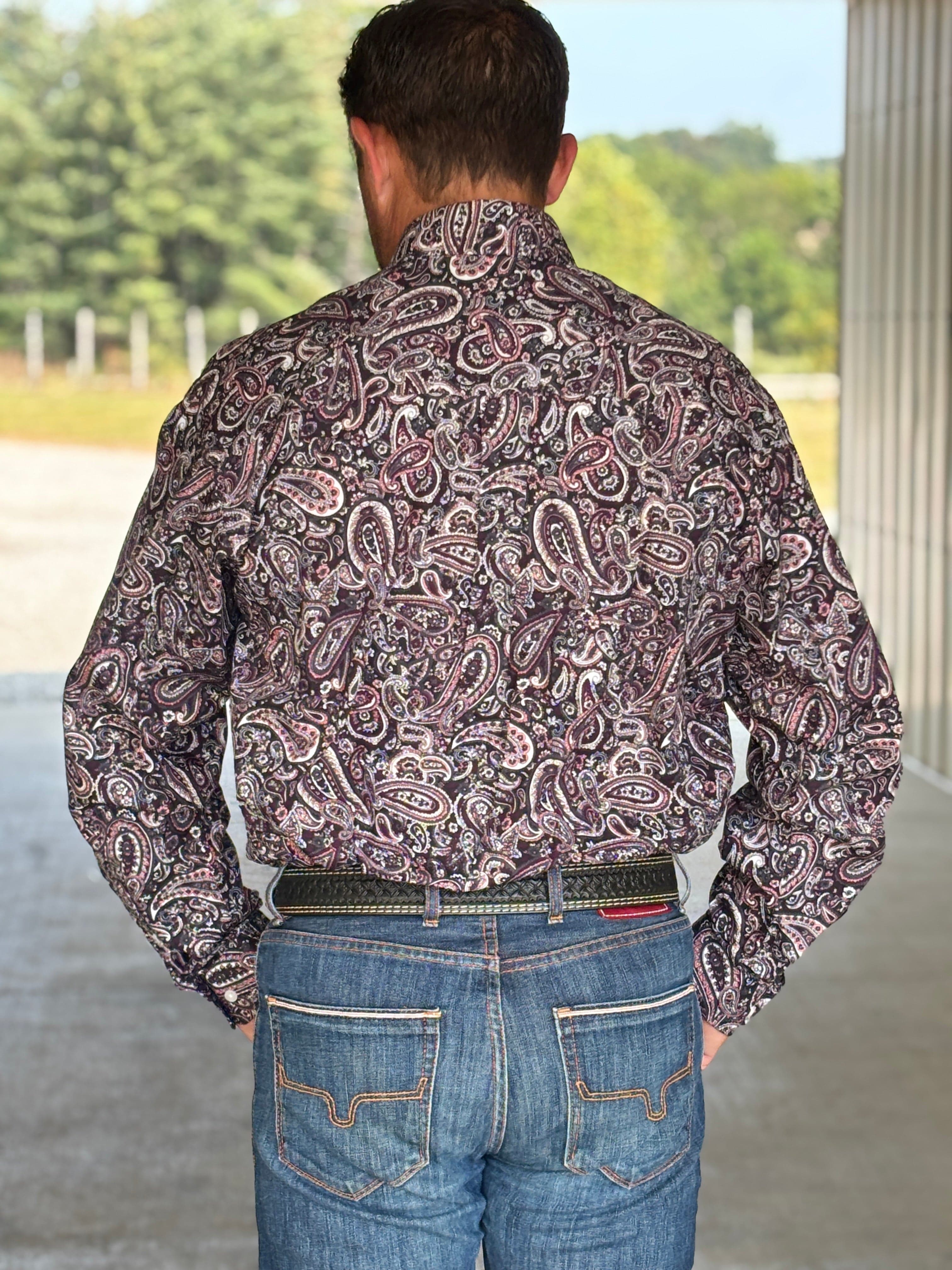 Cinch Plain Weave ~ Gray Paisley - Image 2