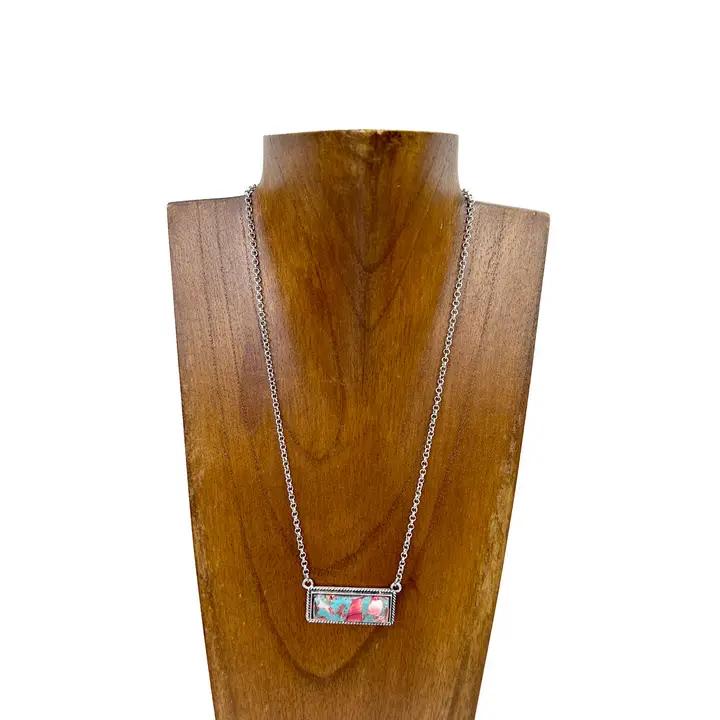 Oyster Turquoise Pendant Necklace