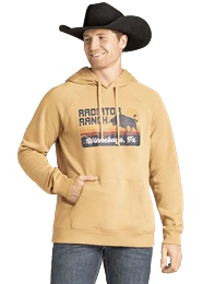 Dale Brisby Graphic Hoodie ~ Camel - Image 2