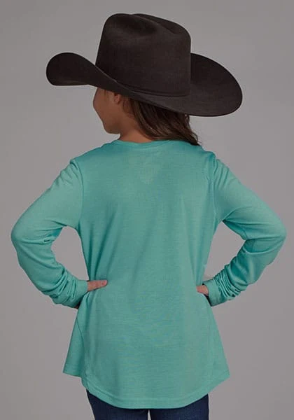 Girl's First Rodeo Tee by Roper - Image 2