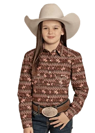 Girl's Print Shirt by Panhandle - Image 2