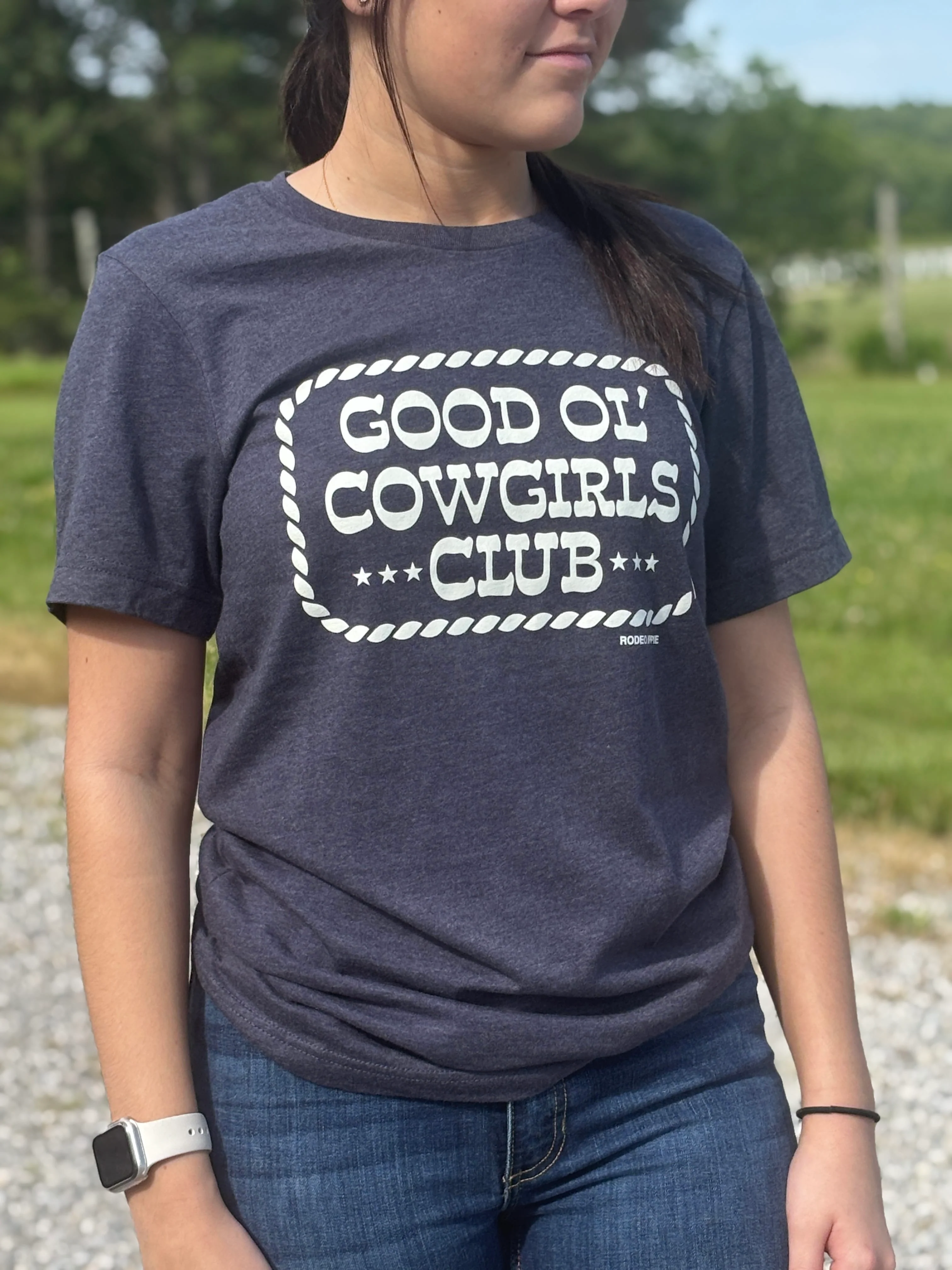 Good Ol' Cowgirls Club Tee ~ Navy