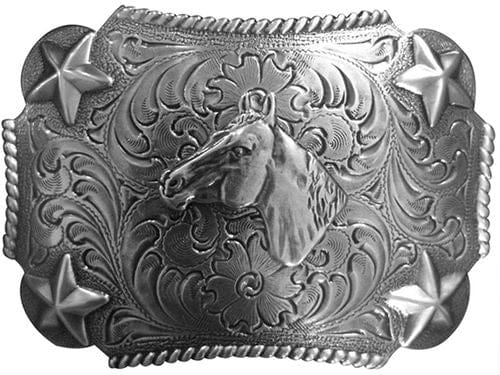 Horse Head Belt Buckle ~ Youth