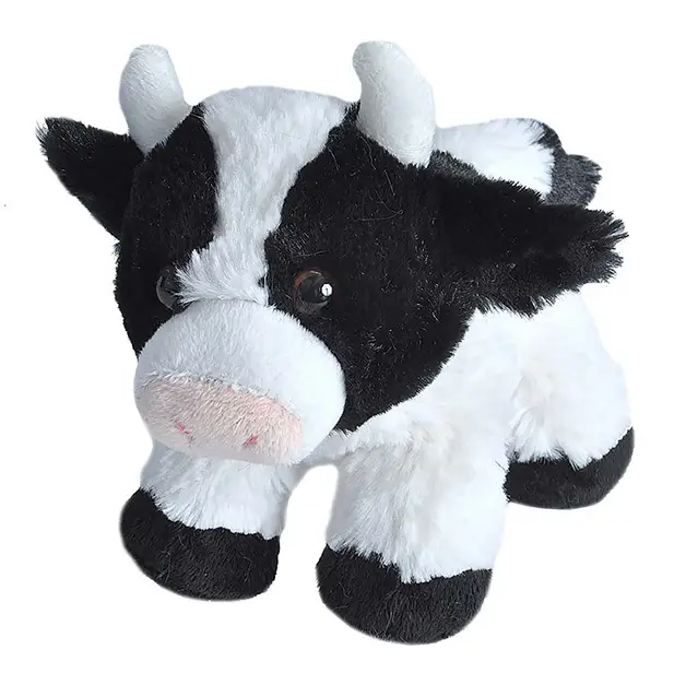 Hug'ems-Mini Cow 7" Stuffed Animal