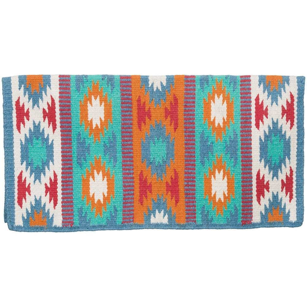 Jolene Wool Saddle Blanket ~ Seafoam