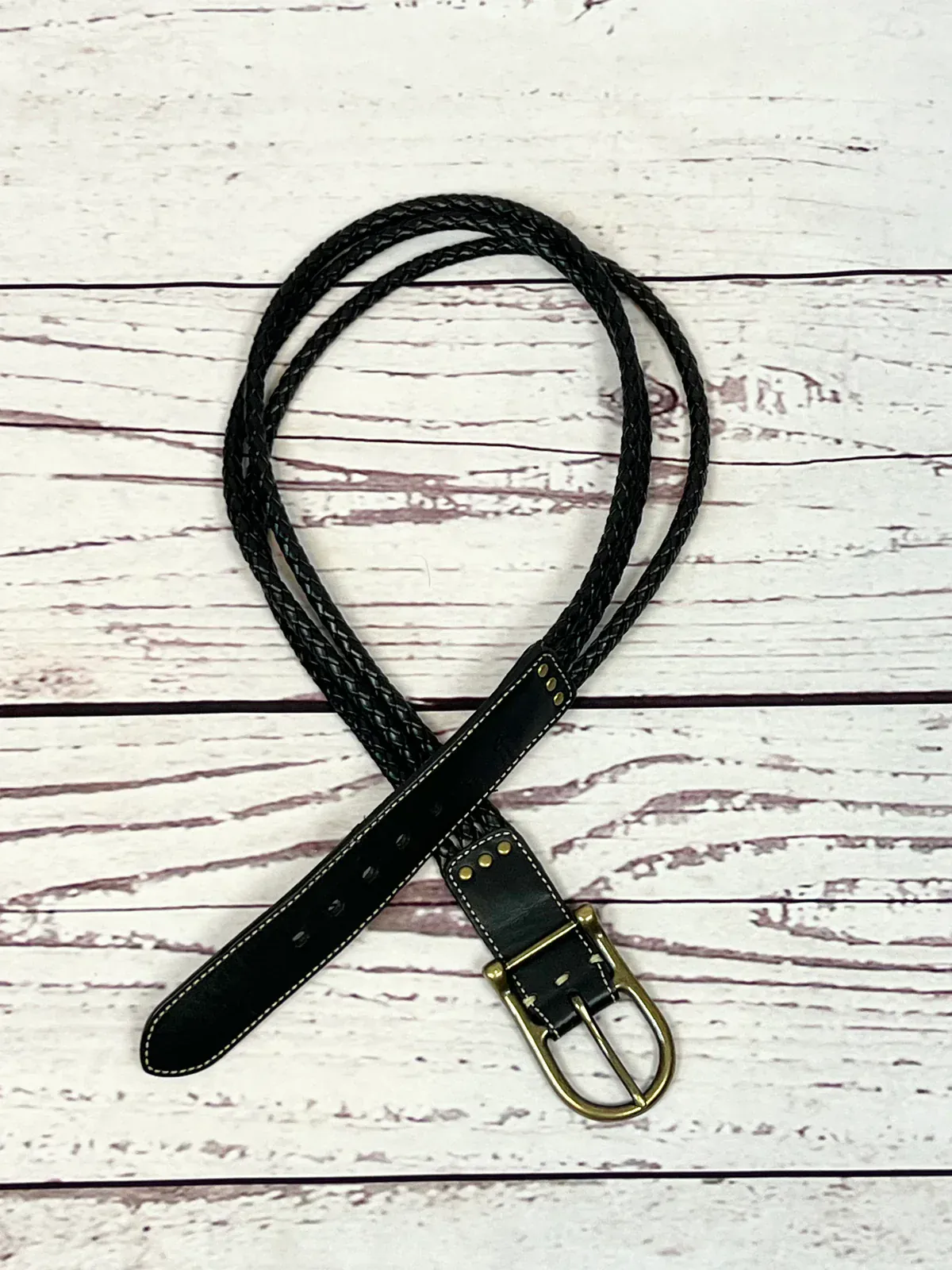 Ladies Ariat Belt Braided Rope