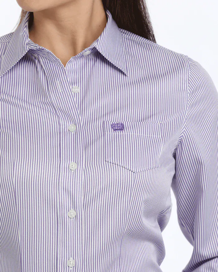Ladies Cinch Stripe ~ Purple - Image 2