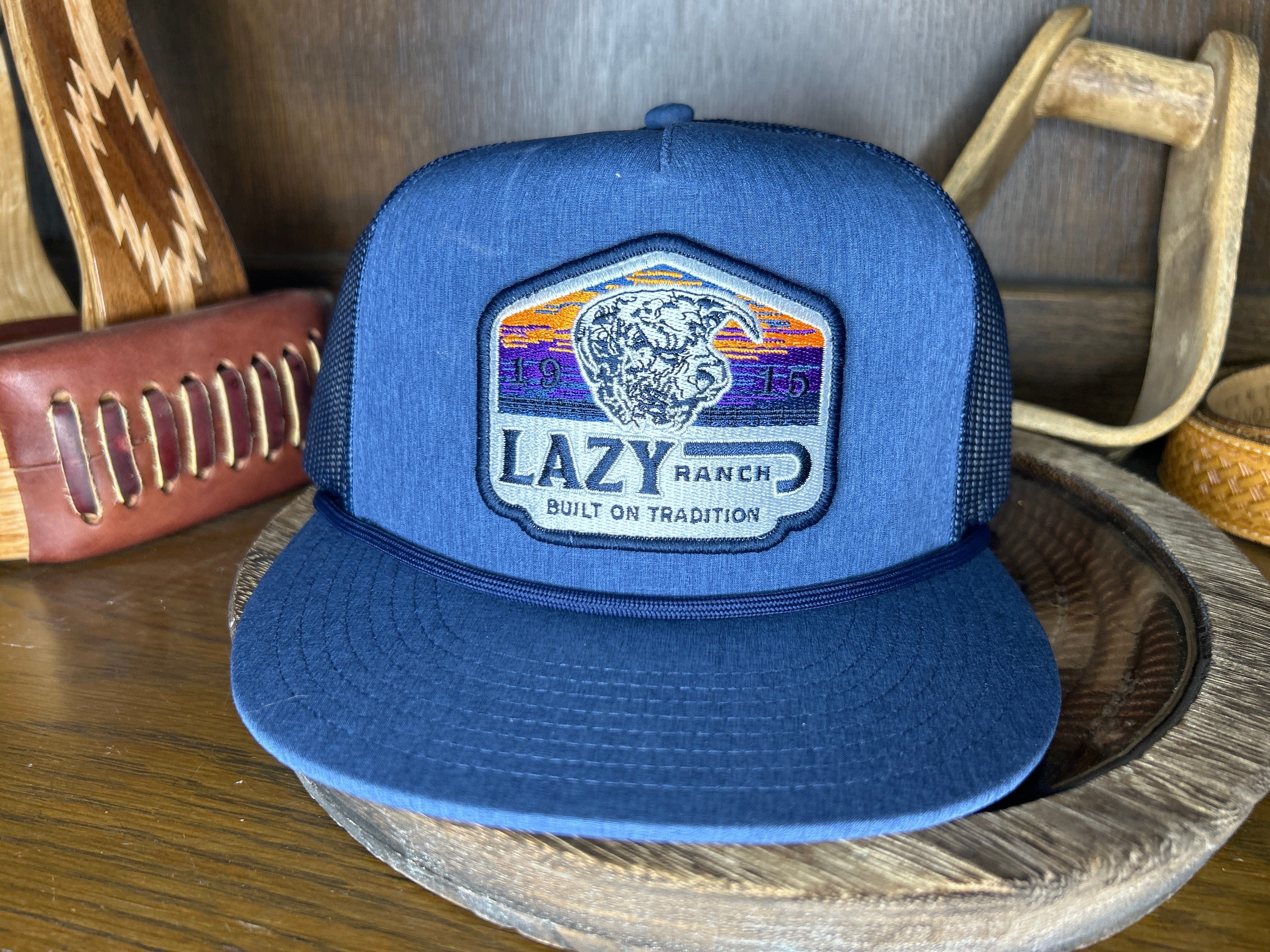 Lazy J Ranch ~ Navy Bull Wagon