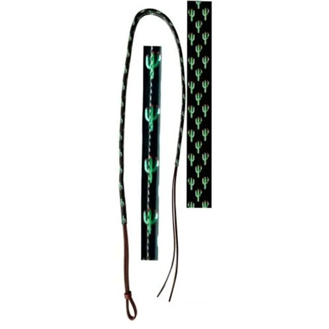 Leather Over & Under W/Cactus Print
