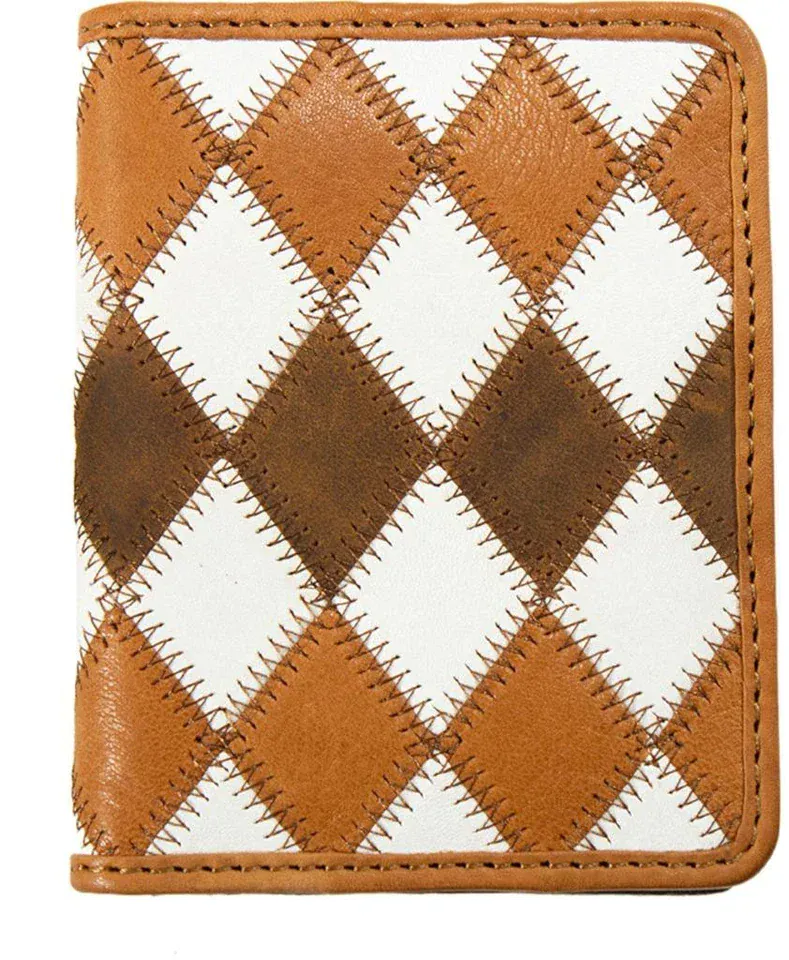 Leather Patchwork Wallet ~ Bi-Fold