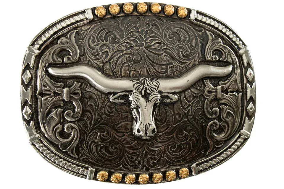 Longhorn Belt Buckle