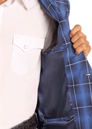 Men's Plaid Blazer by Rock & Roll - Image 2