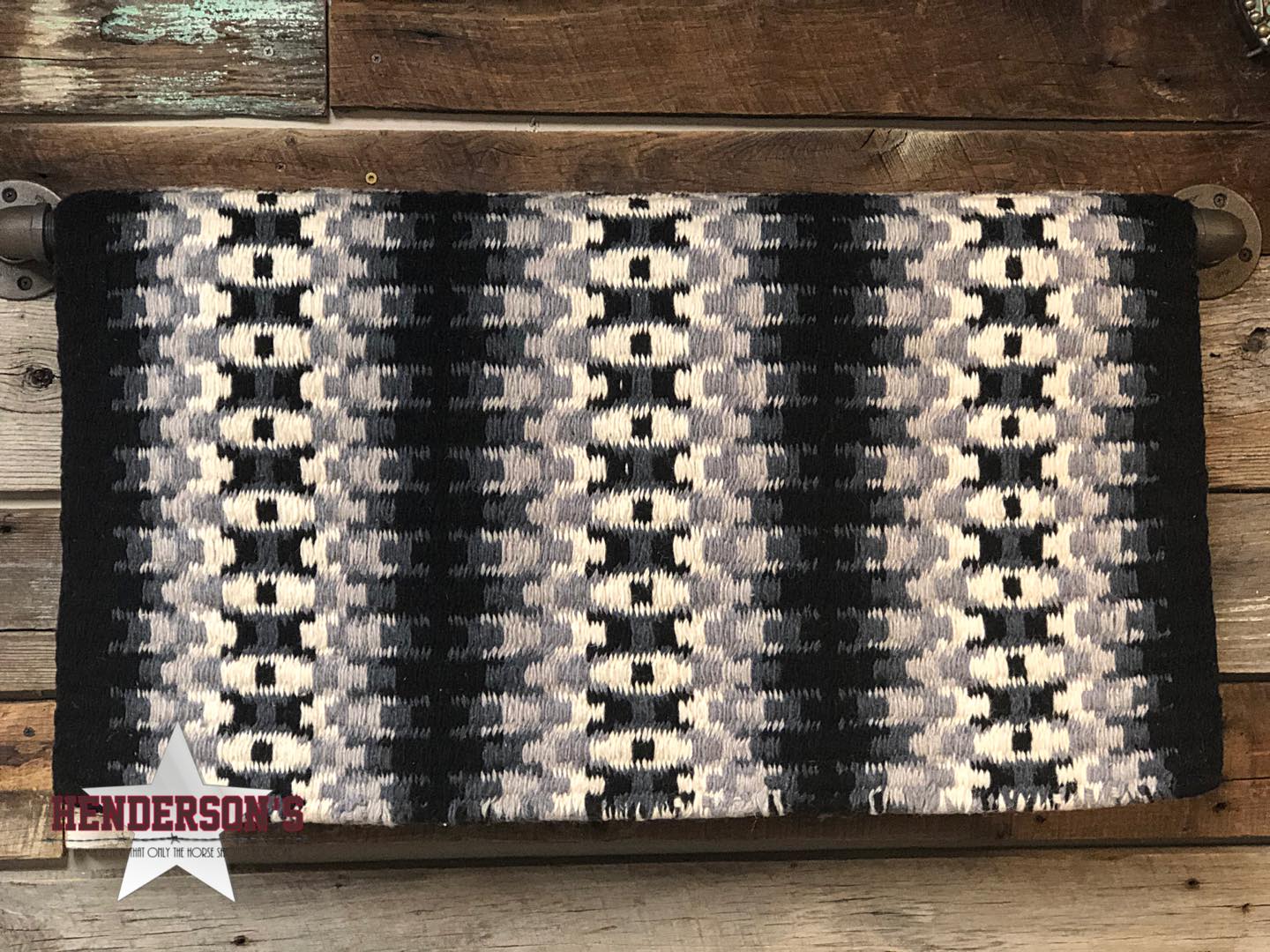 Mohair Saddle Pad ~ Black