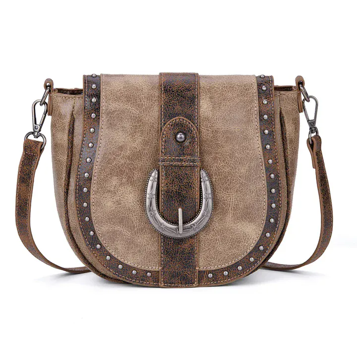 Montana West Buckle Saddle Crossbody Bag