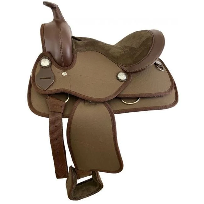 Nylon Cordura Pony Saddle ~ Brown - Image 2