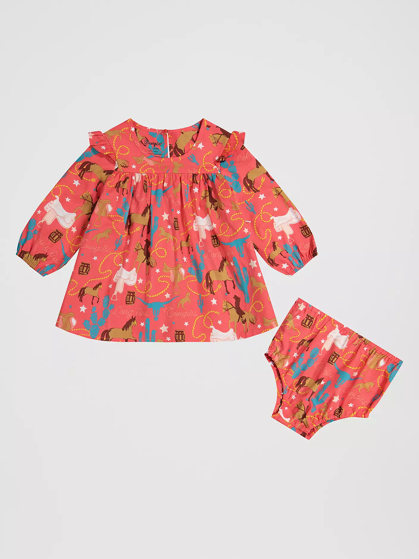 Pretty Horses Ruffle Dress