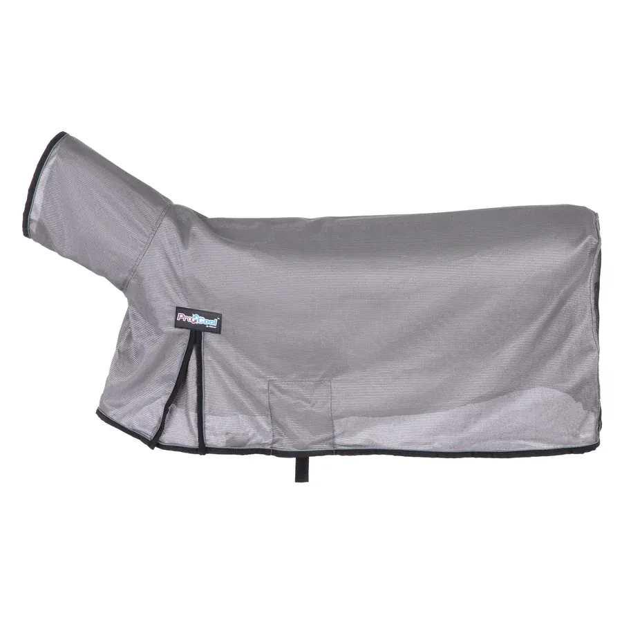 ProCool™ Sheep Blanket W/Reflective Piping, Mesh Butt~Gray