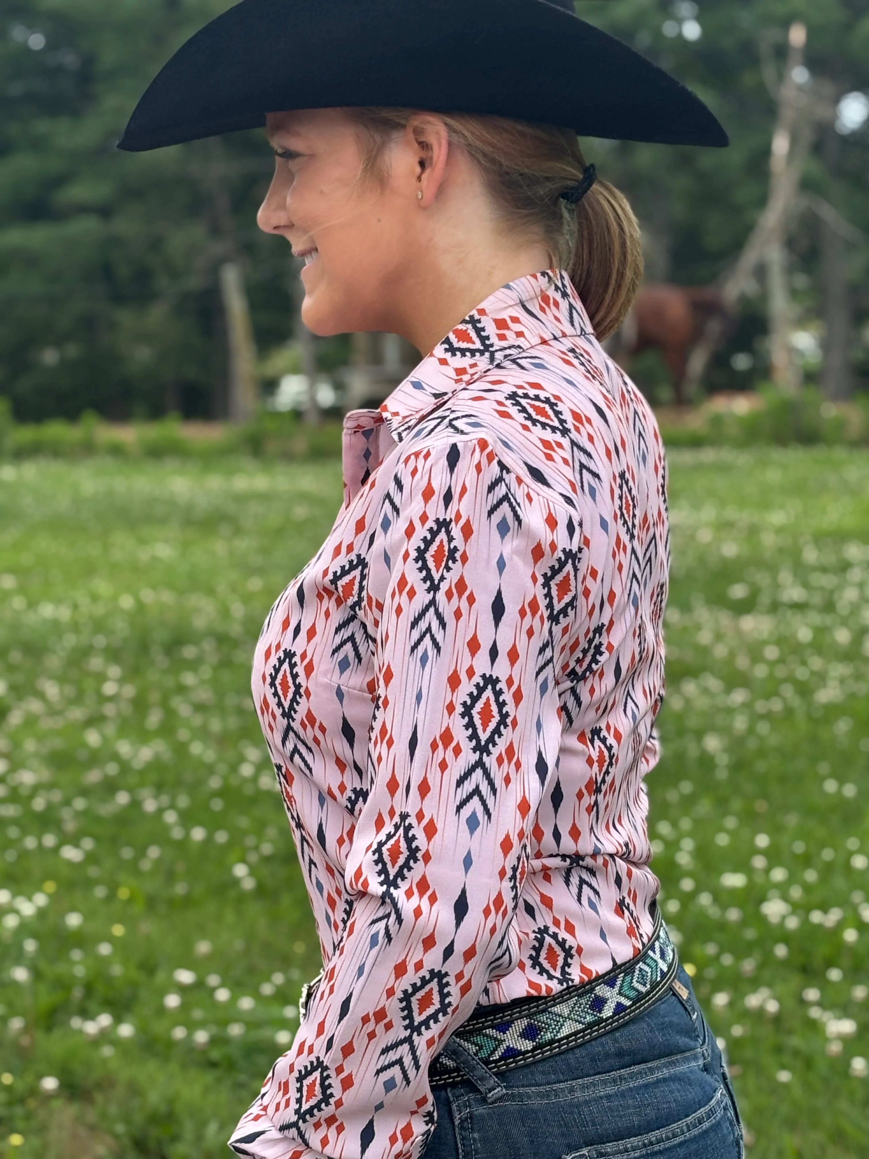 RHC Easy Care Show Shirt ~ Aztec Blush - Image 5