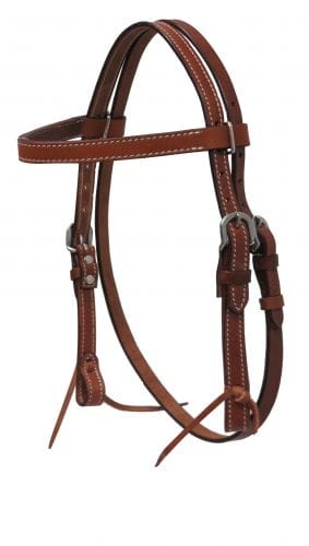 Mini/Pony Headstall w/Reins ~ Brown