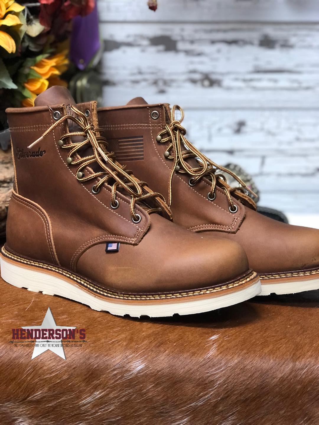 Silverado Boots ~ 6" Lace Up - Made in USA