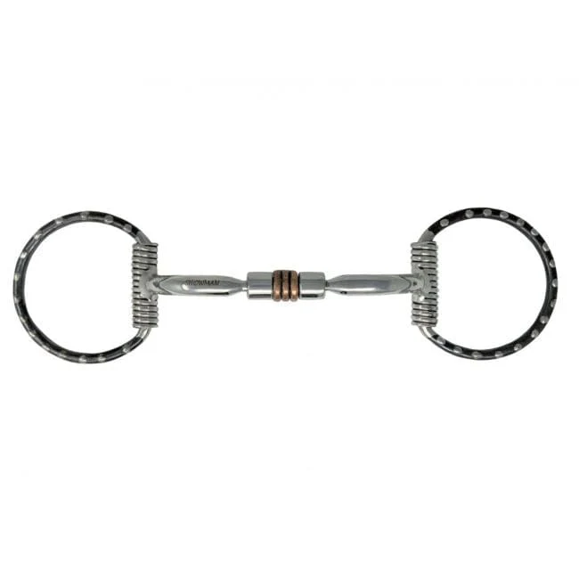 SS D-Ring Bit W/Silver Dots