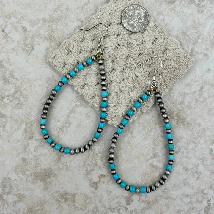 Teardrop Hoop Earrings