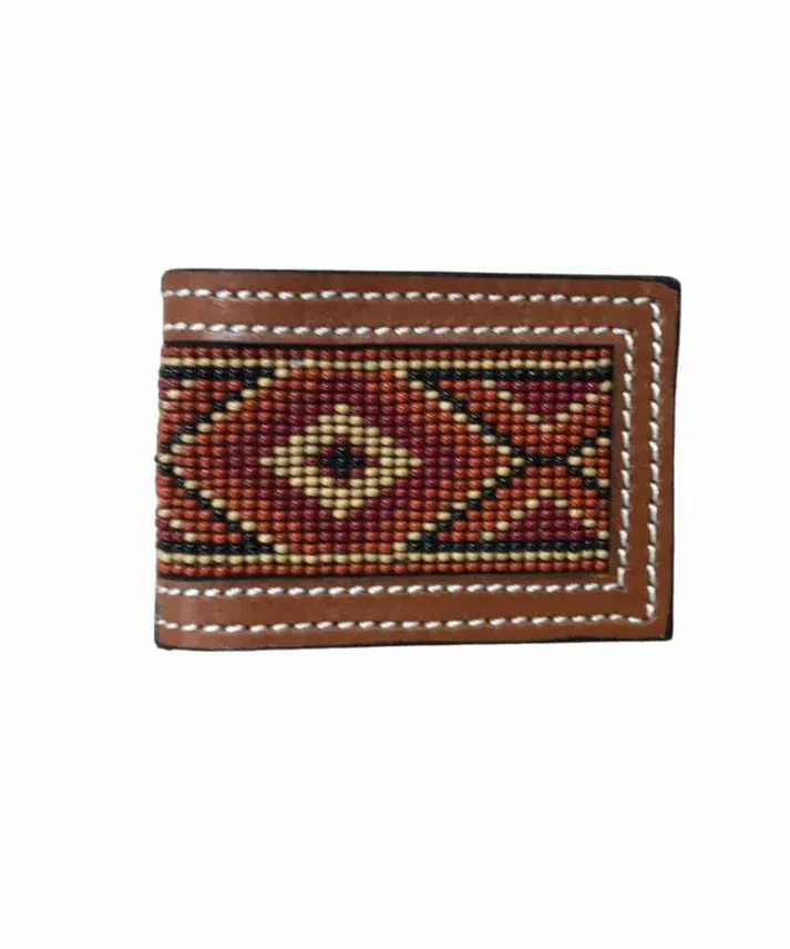 Twisted X Money Clip ~ Red Bead
