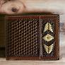 Twisted X Wallet ~ rawhide Weave