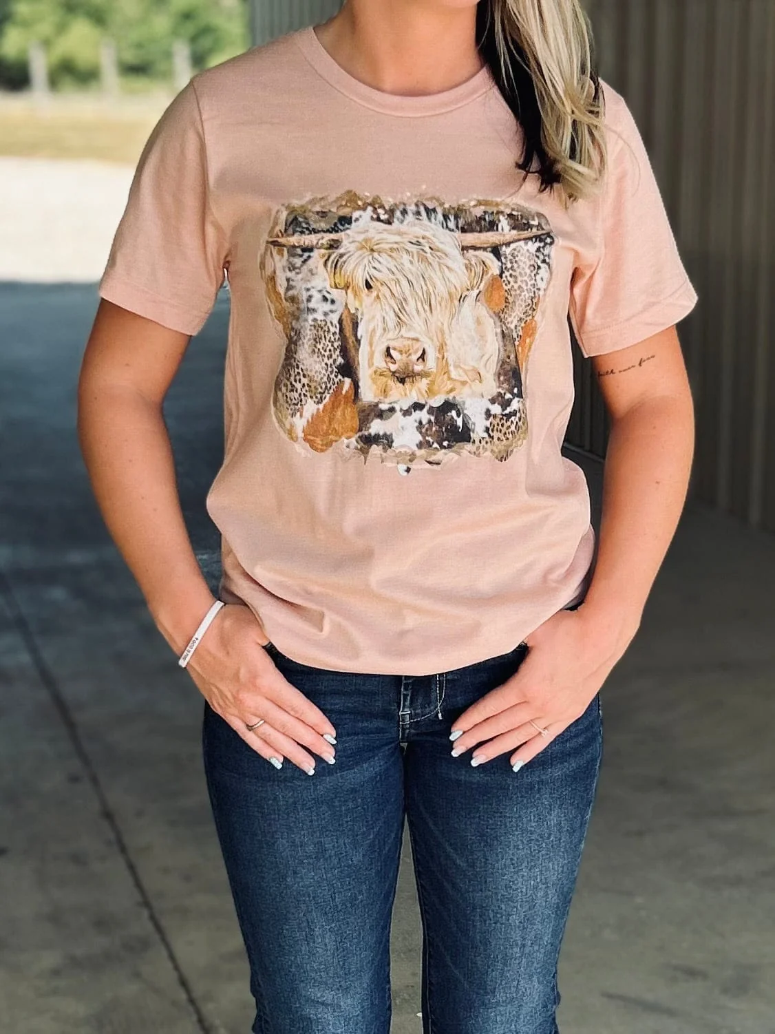 Western Highland Cow Tee