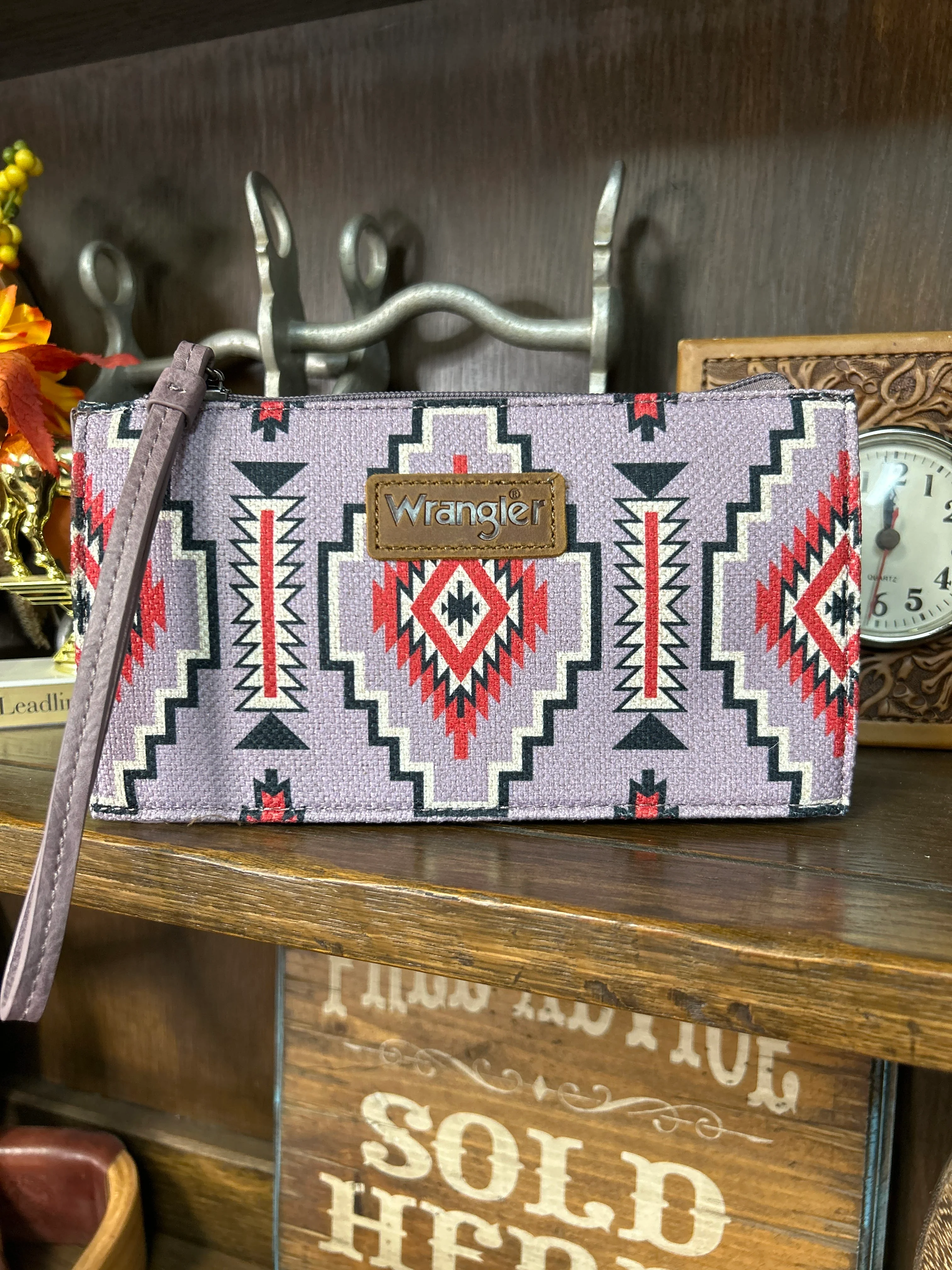 Wrangler Aztec Print Wristlet - Image 2