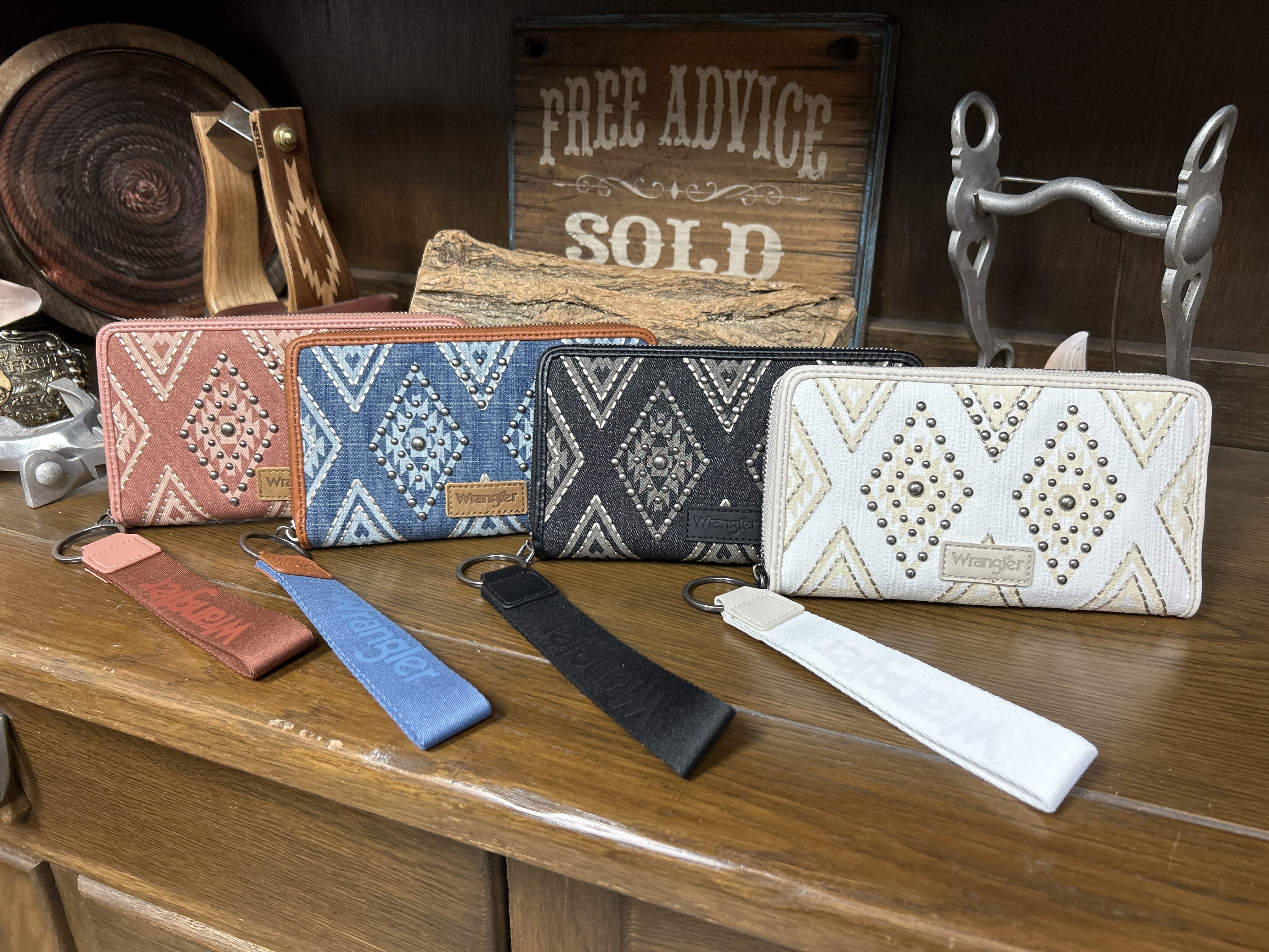 Wrangler Aztec Studded Wallet/Wristlet