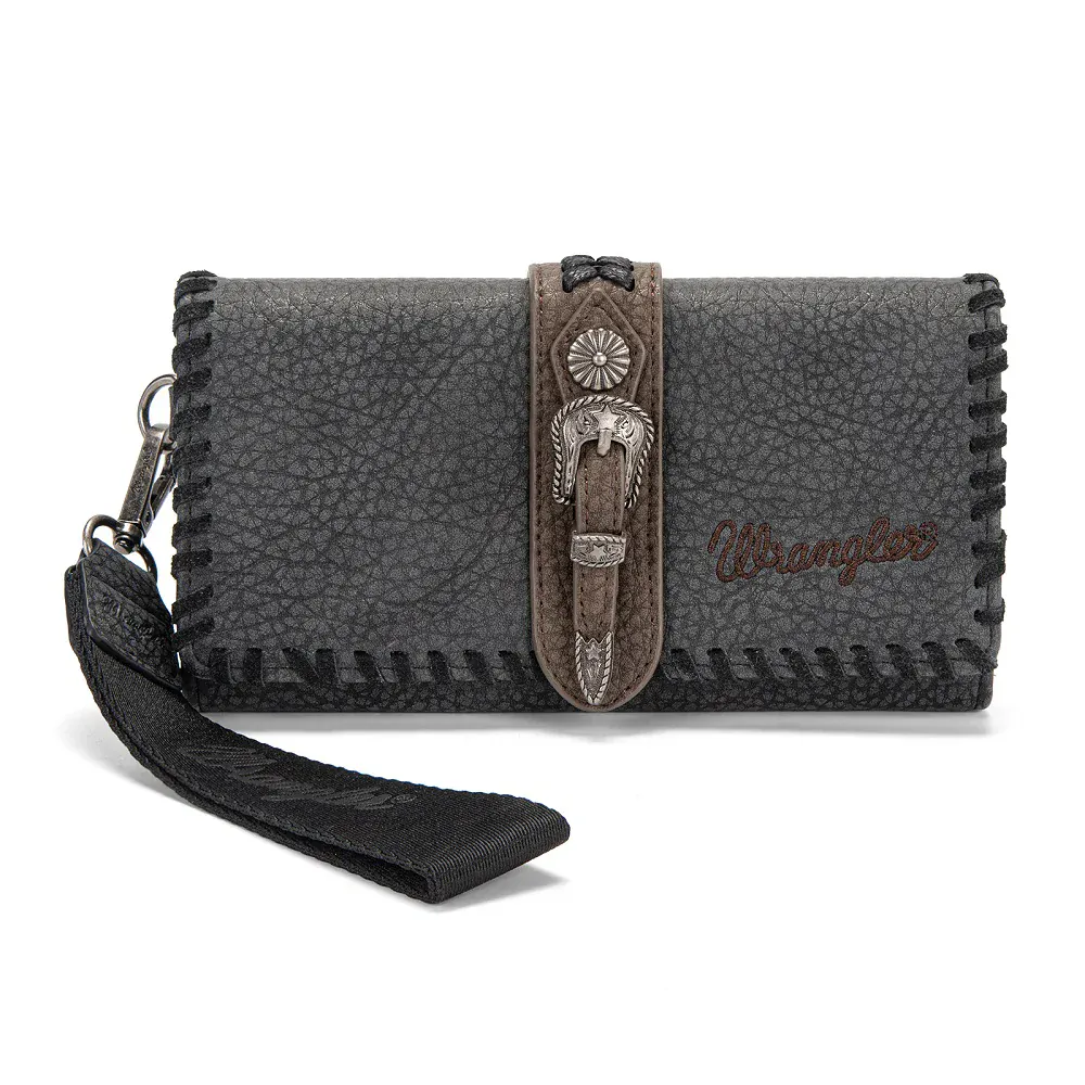 Wrangler Braided Buckle Wallet