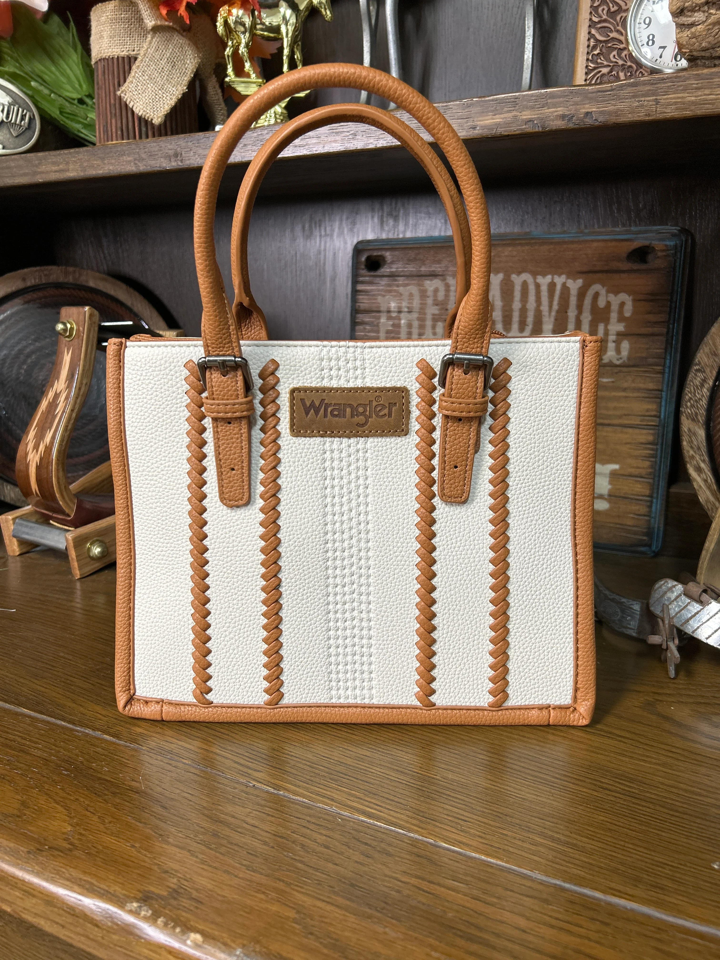Wrangler Braided Tote Bag