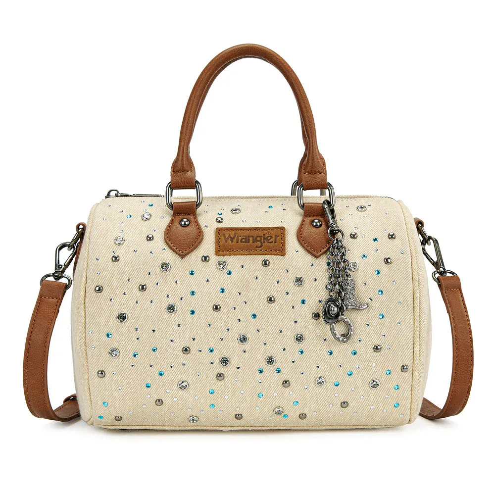 Wrangler Rhinestone Rodeo Barrel Satchel - Image 2
