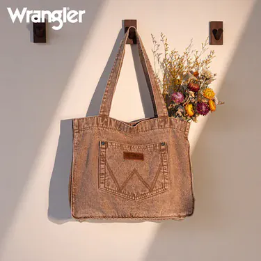 Wrangler W-Stitch Denim Tote Bag