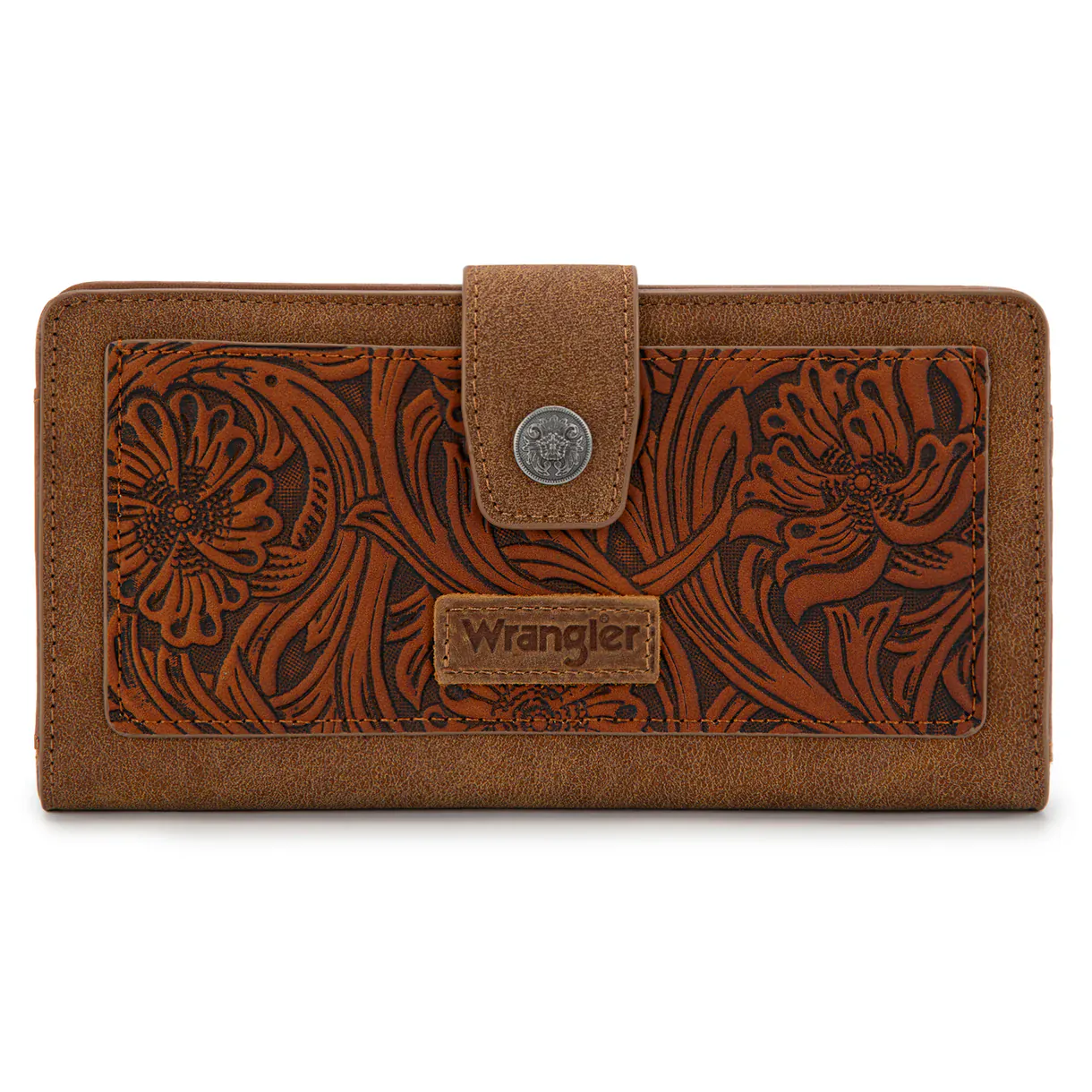 Wrangler Wildflower Tooled Wallet - Image 5